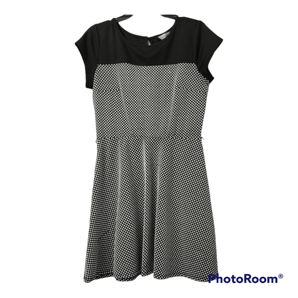 Speechless Jr's Short Sleeve Polka Dot Dress, XL